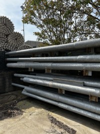 Galvanized poles & Rods