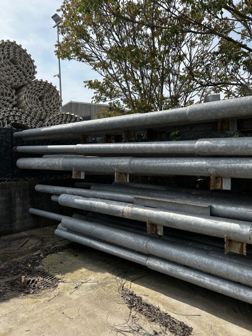 Galvanized poles & Rods